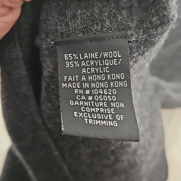 Jacob Fitted Long Sleeves Wool Midi Dress Gray XS - Picture 5 of 16